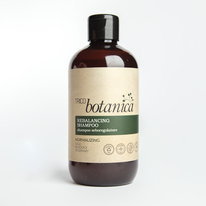 Delikatny szampon regulujący pracę gruczołów łojowych Kontrola Sebum (REBALACING SHAMPOO) Trico Botanica.
