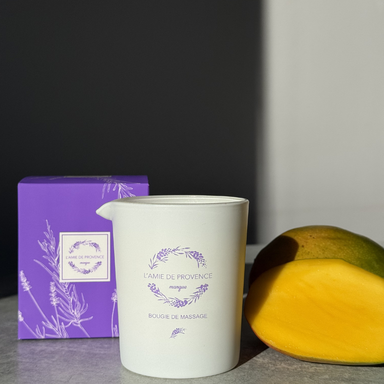  L’Amie de Provence Naturalna  Świeca do masażu Mangue