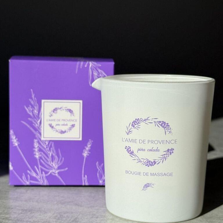 L’Amie de Provence Naturalna Świeca do masażu Pina Colada
