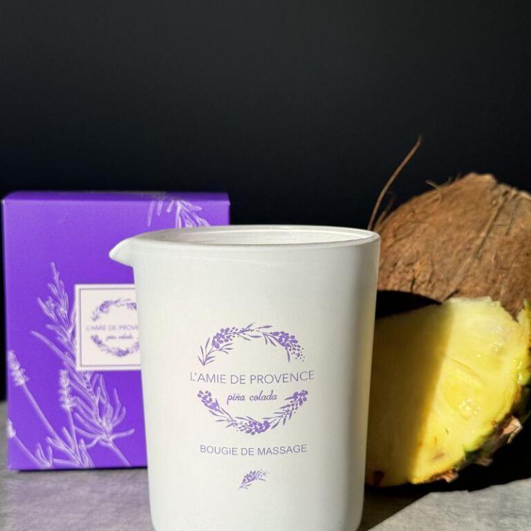 L’Amie de Provence Naturalna Świeca do masażu Pina Colada